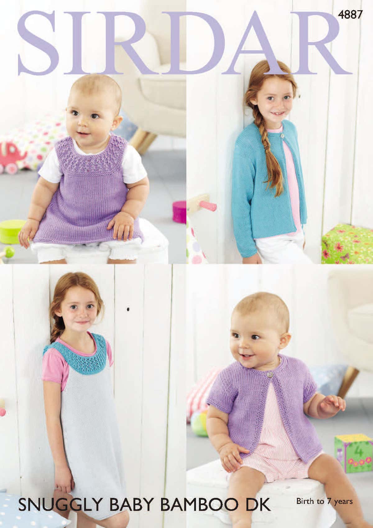 Sirdar Cardigans and Dresses Knitting Pattern
