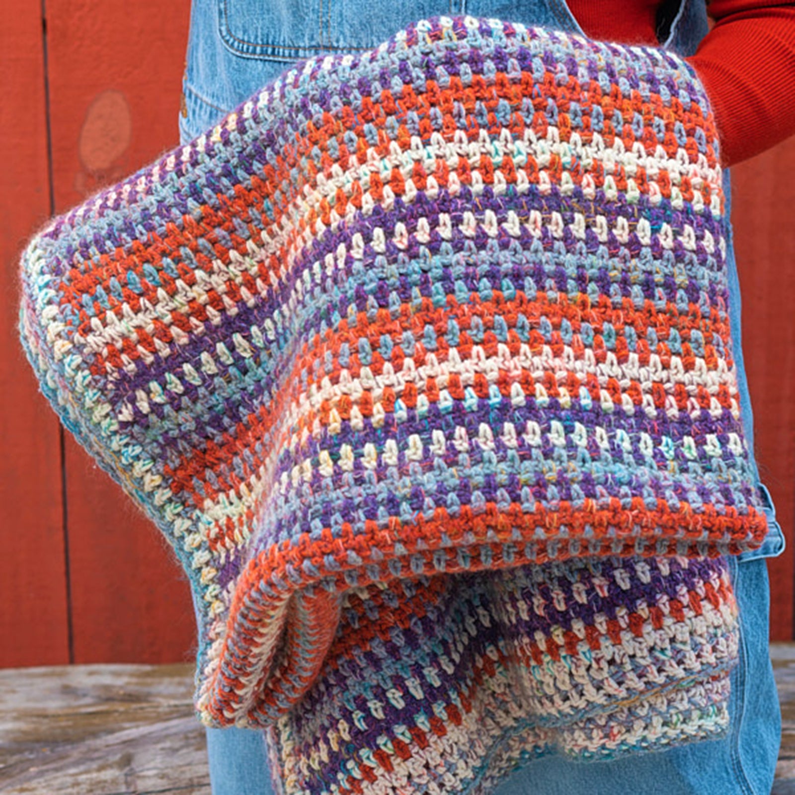 Berroco Aubergine Blanket Crochet Pattern