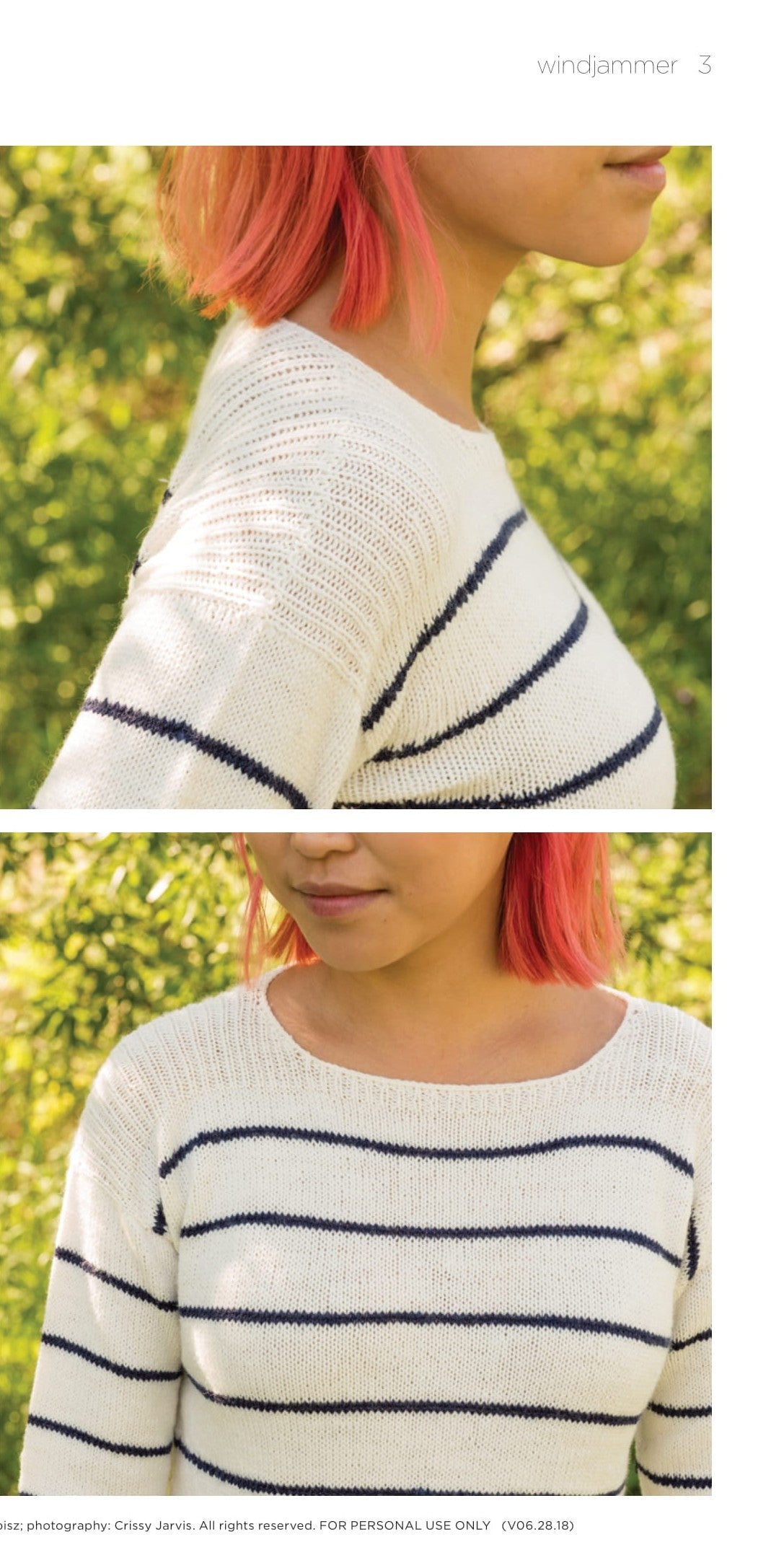 Twist Collective Windjammer Jumper Knitting Pattern