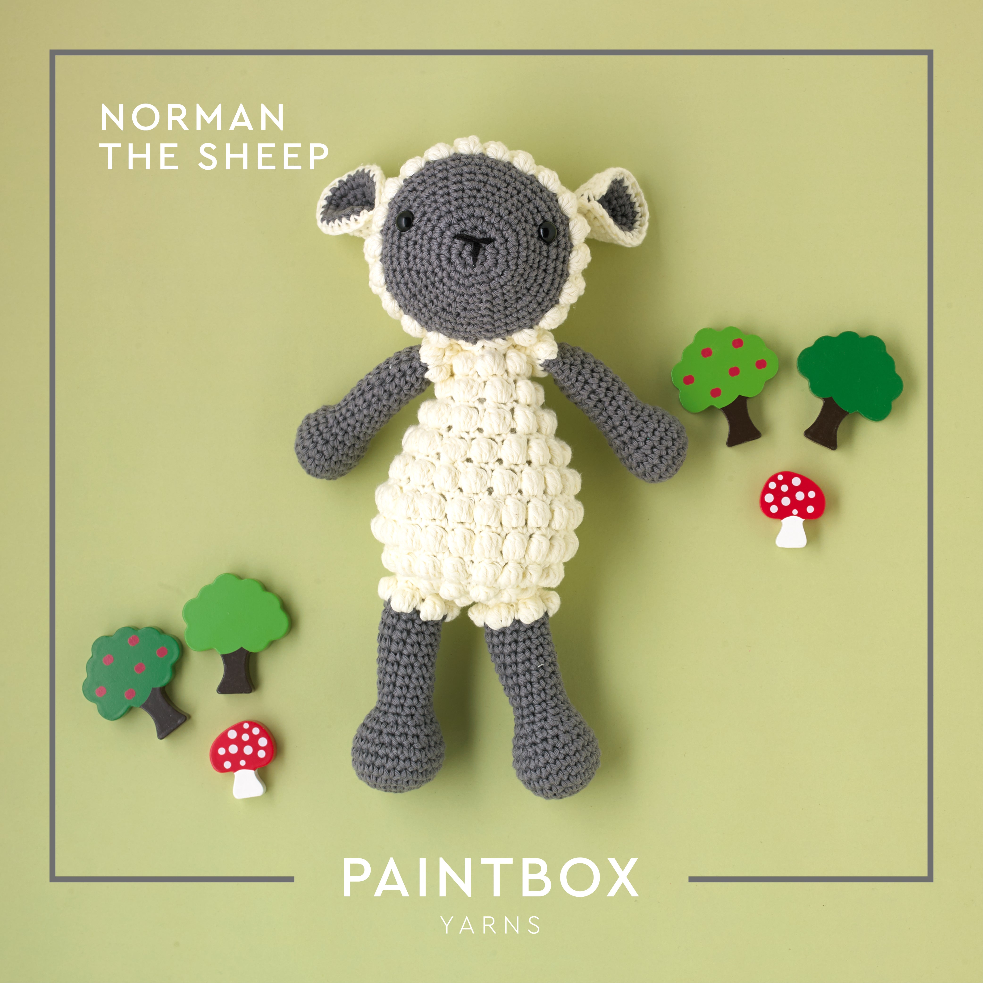 Paintbox Yarns Norman the Sheep Crochet Pattern