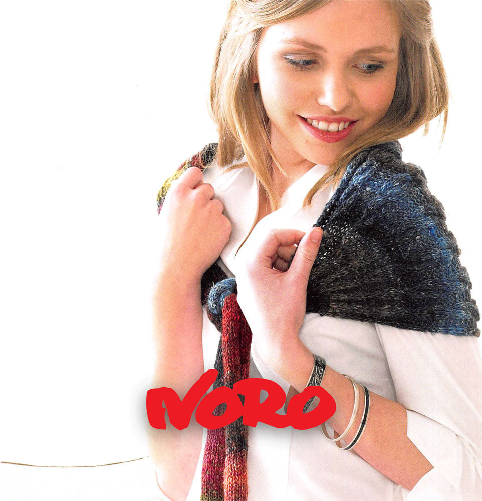 Noro Cabled Wrap Knitting Pattern