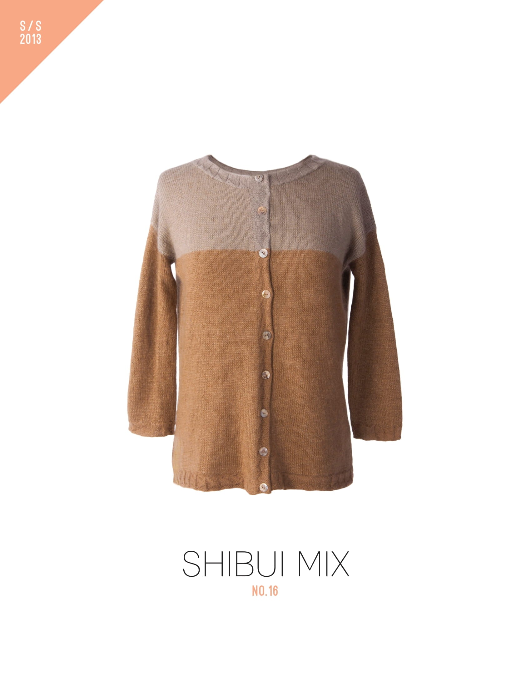 Shibui Knits Mix No. 16 Cardigan Knitting Pattern