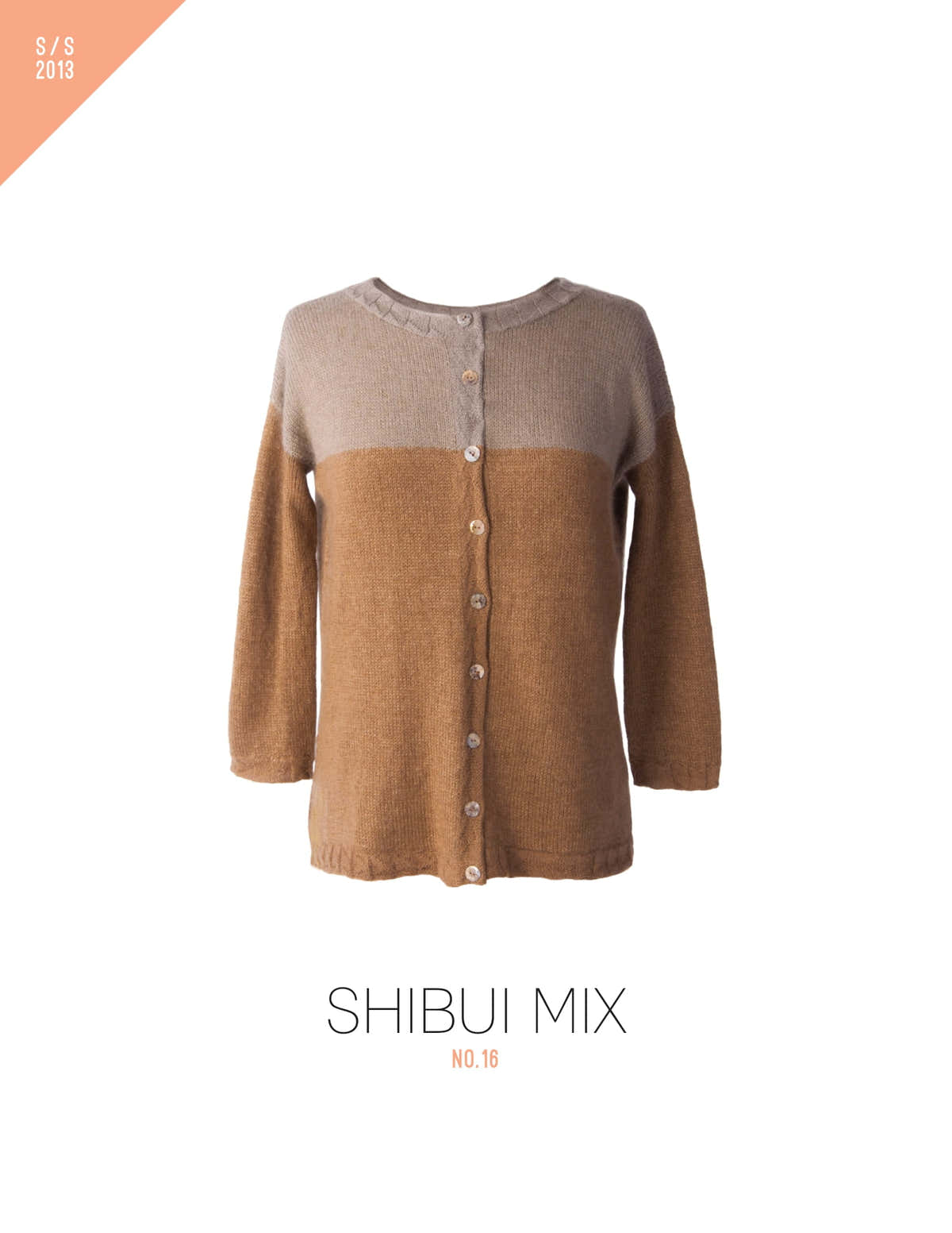 Shibui Knits Mix No. 16 Cardigan Knitting Pattern