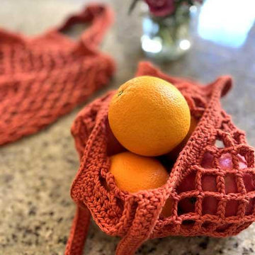 #346 Floral Mini Market Bag