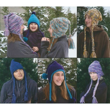 Fiber Trends AC-91 Snowboarder Hats for Everyone Knitting