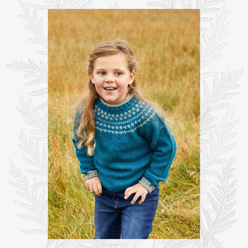 Willow & Lark Wren Child's Sweater Knitting Pattern