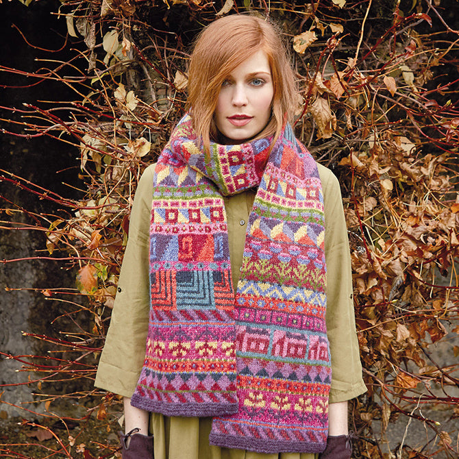 Rowan Sampler Scarf Knitting Pattern