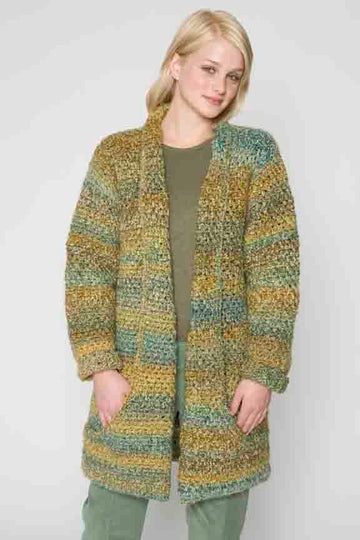 Flattering Jacket in Lion Brand Homespun - 60090AD PDF