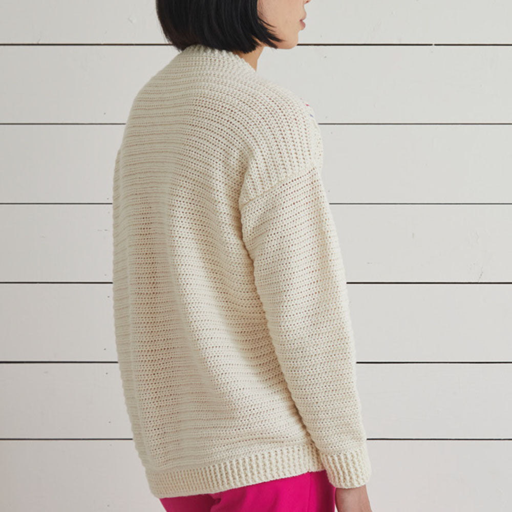 Debbie Bliss Iryna Cable Sweater Crochet Pattern