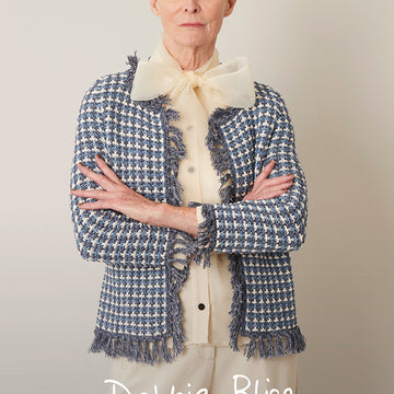 Debbie Bliss Aurora Fringed Jacket Knitting Pattern