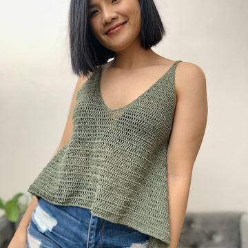 Relaxed fit tank top