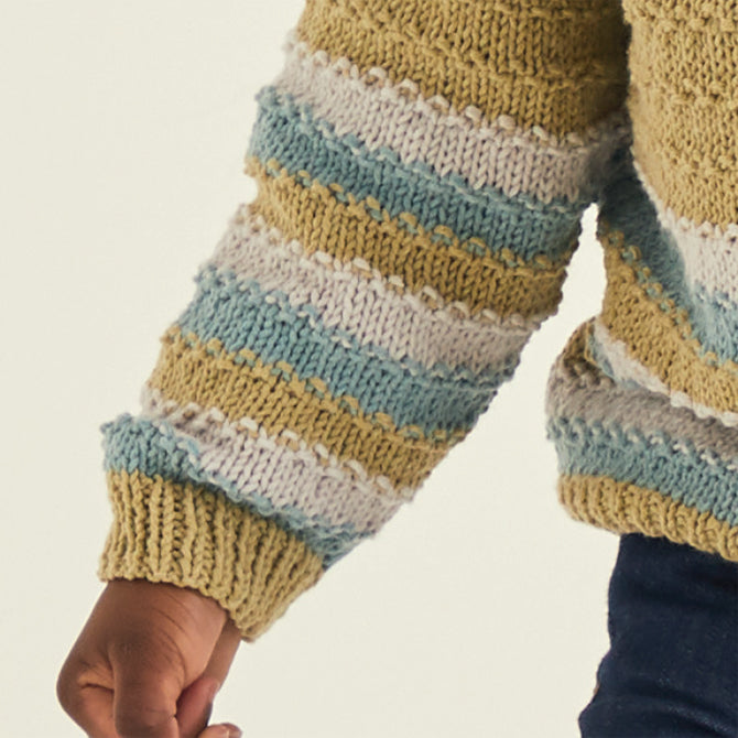 Sirdar Crew Neck Pullover Jumper Knitting Pattern