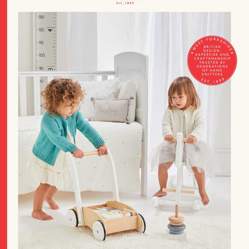 Sirdar Single Button Baby Cardigan Knitting Pattern