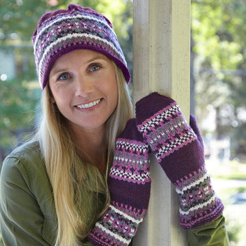 Valley Yarns WEBS Emerging Designer #08 Got You Covered Hat and Mittens PDF