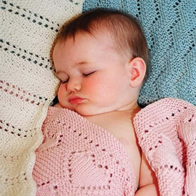 Fiber Trends CH24 Easy Knit Baby Blankets 2 Knitting Pattern