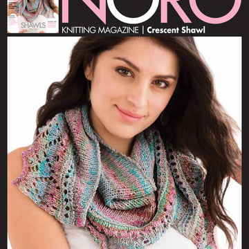 Noro Crescent Shawl Wrap Knitting Pattern