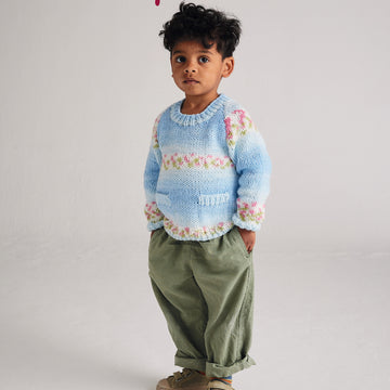 Hayfield Seed Pocket Sweater Jumper Knitting Pattern