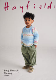 Hayfield Seed Pocket Sweater Jumper Knitting Pattern