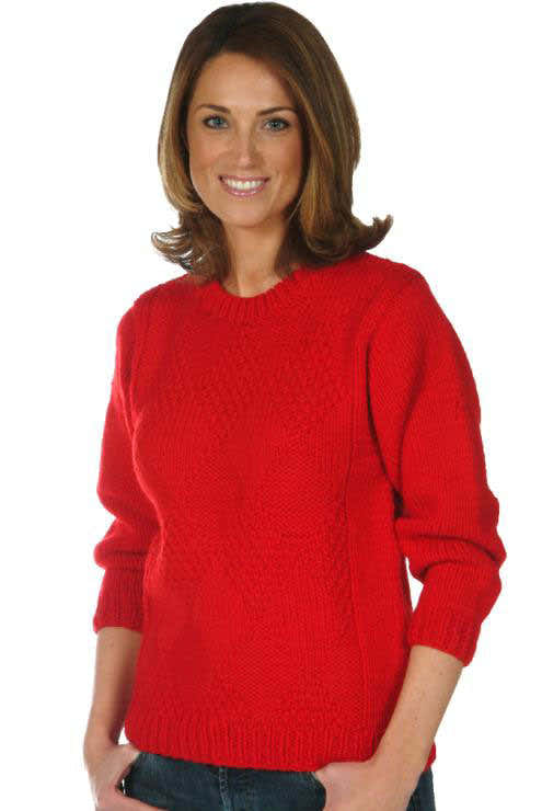 Fauxargyle Sweater Jumper Knitting Pattern
