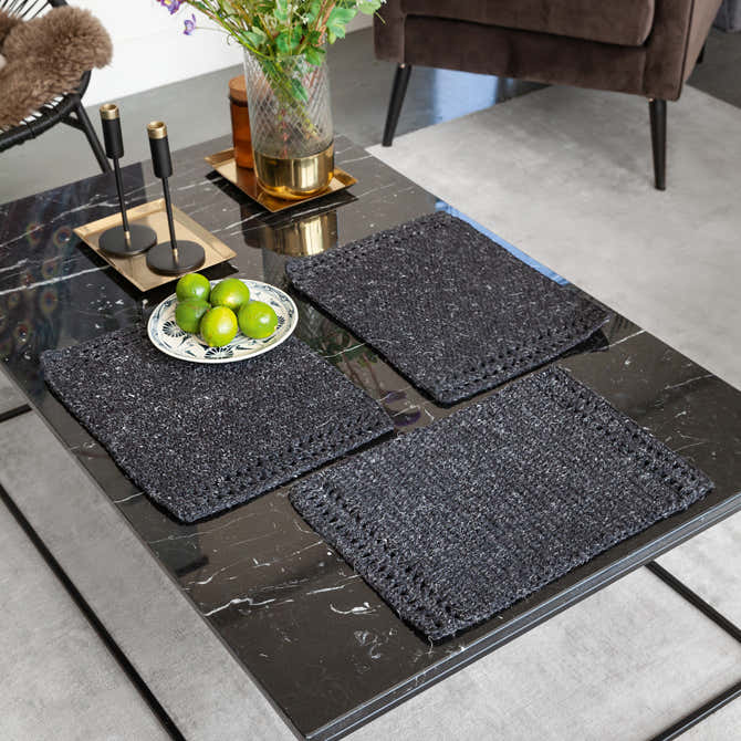 Lana Grossa Crocheted Placemats Pattern