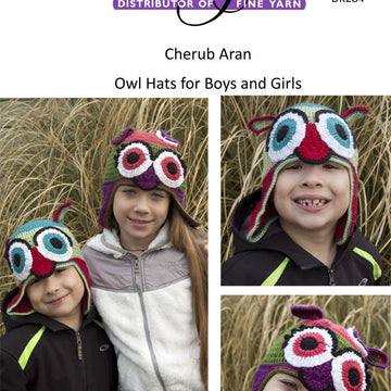 Owl Hats for Boys and Girls Crochet Pattern