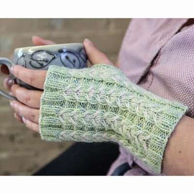 Valley Yarns Orchid Mitts Knitting Pattern