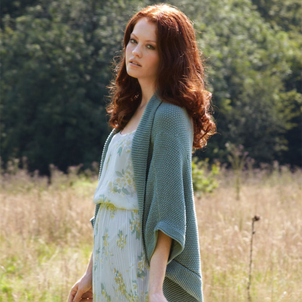 Debbie Bliss Laura Moss Stitch Jacket Knitting Pattern