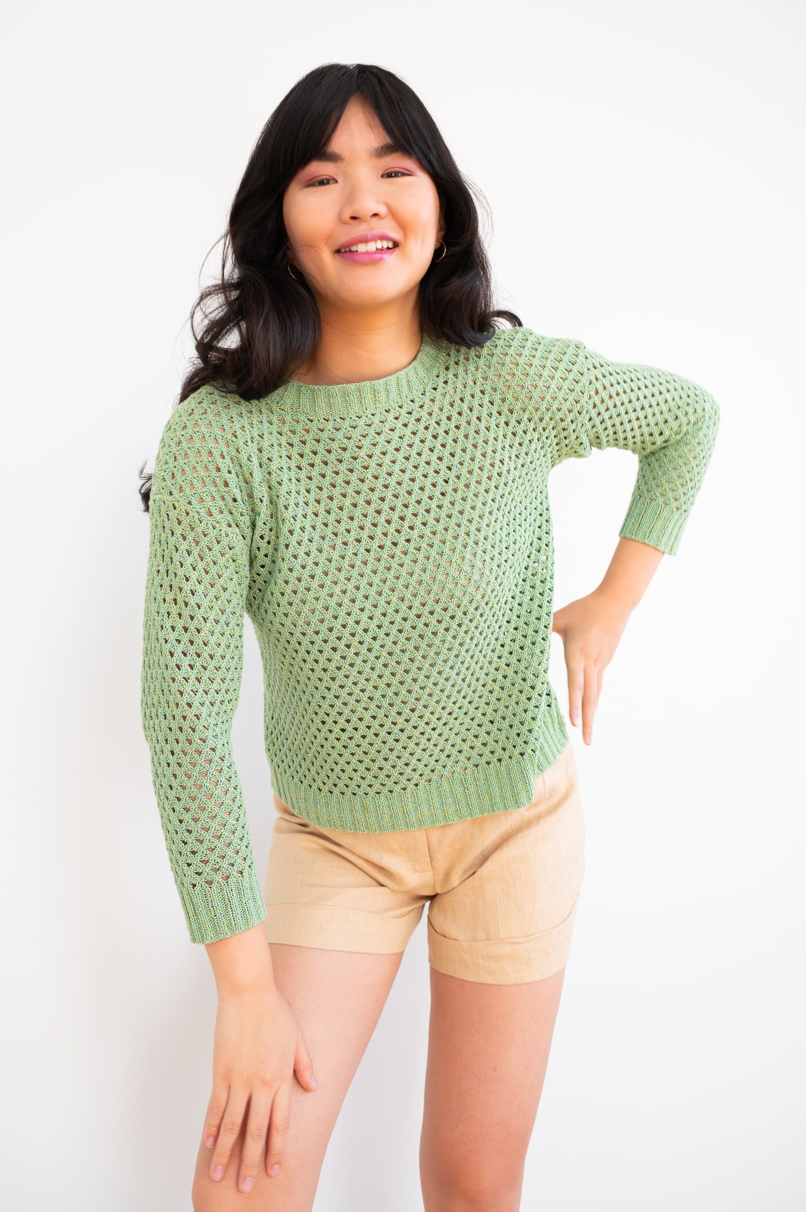 Berroco Lighted Structures Louvre Jumper Knitting Pattern