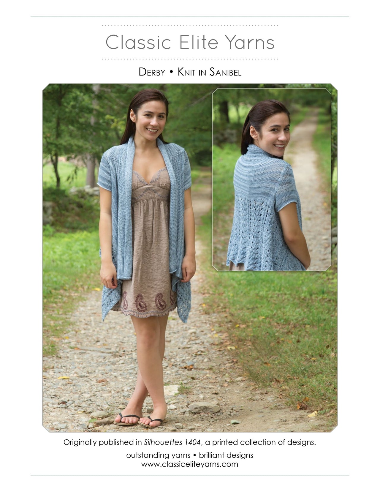 Classic Elite Yarns Derby Cardigan Knitting Pattern