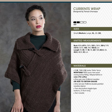 Tahki Yarns Currents Wrap Knitting Pattern