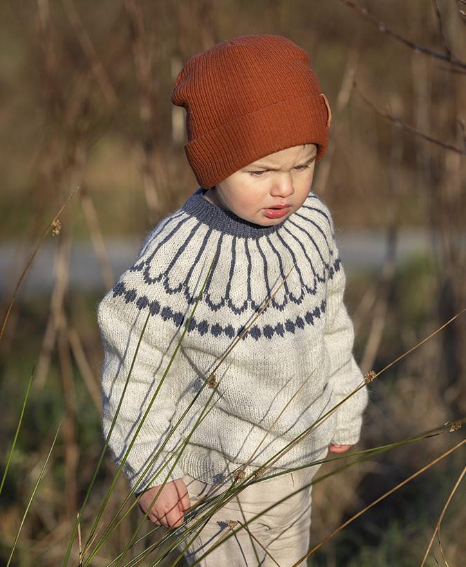 Sloyfe Sweater in Viking of Norway Alpaca Liten Storm PDF