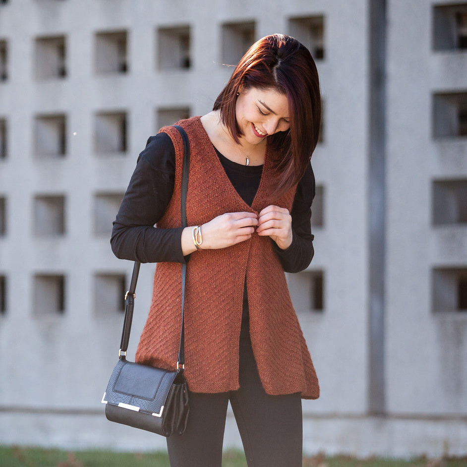 Valley Yarns Hinsdale Vest Knitting Pattern