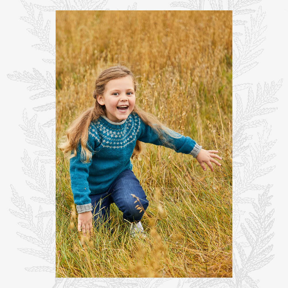 Willow & Lark Wren Child's Sweater Knitting Pattern
