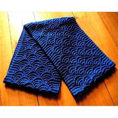 Baah Yarn Blue Water Cowl Accessory Knitting Pattern
