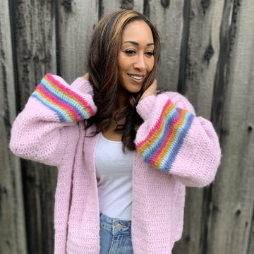 Mohair Bell Sleeve Cardigan