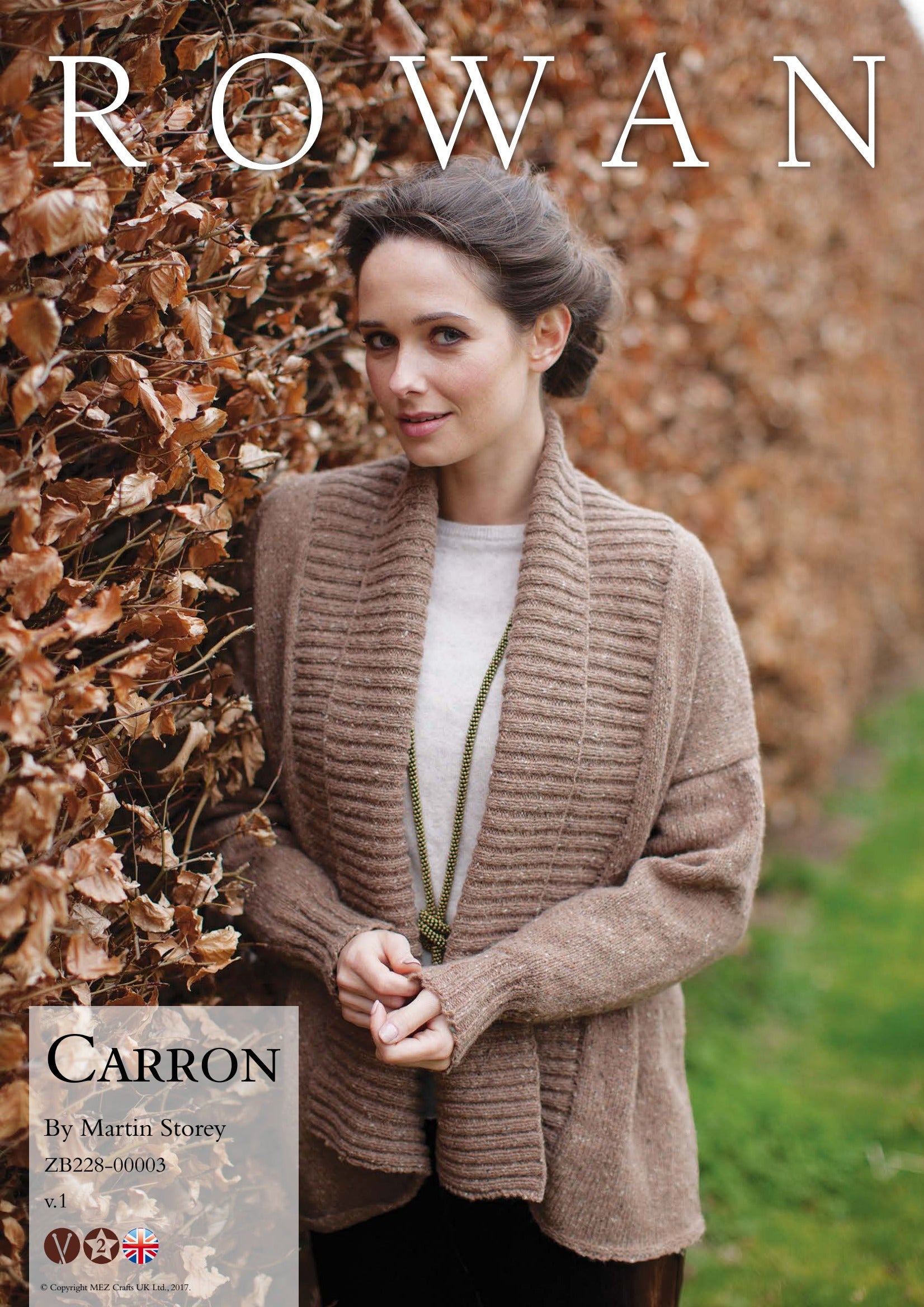 Rowan Carron Cardigan Knitting Pattern