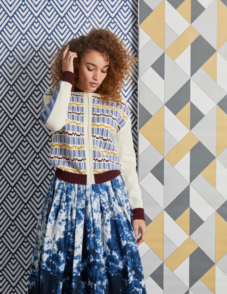 MillaMia Signe Bomber Jacket Knitting Pattern