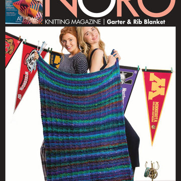 Noro Garter & Rib Blanket Knitting Pattern