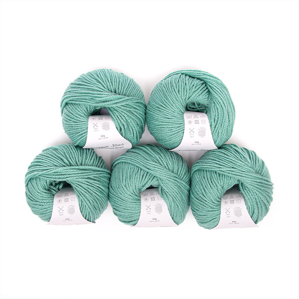 Debbie Bliss Cashmerino Aran 5 Ball Value Pack Yarn - Merino Wool Aran