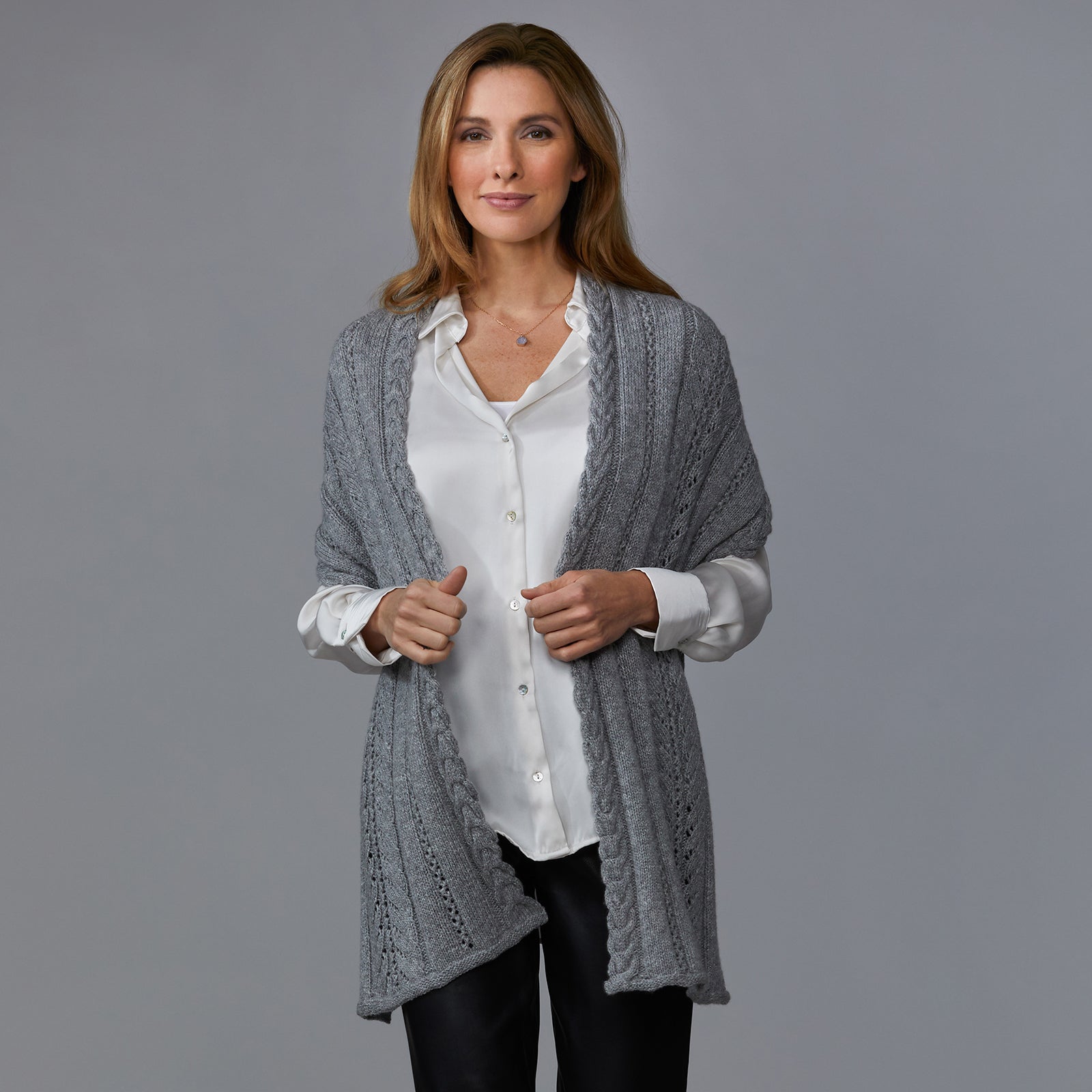 Stacy Charles Fine Yarns Oakleigh Wrap Knitting Pattern