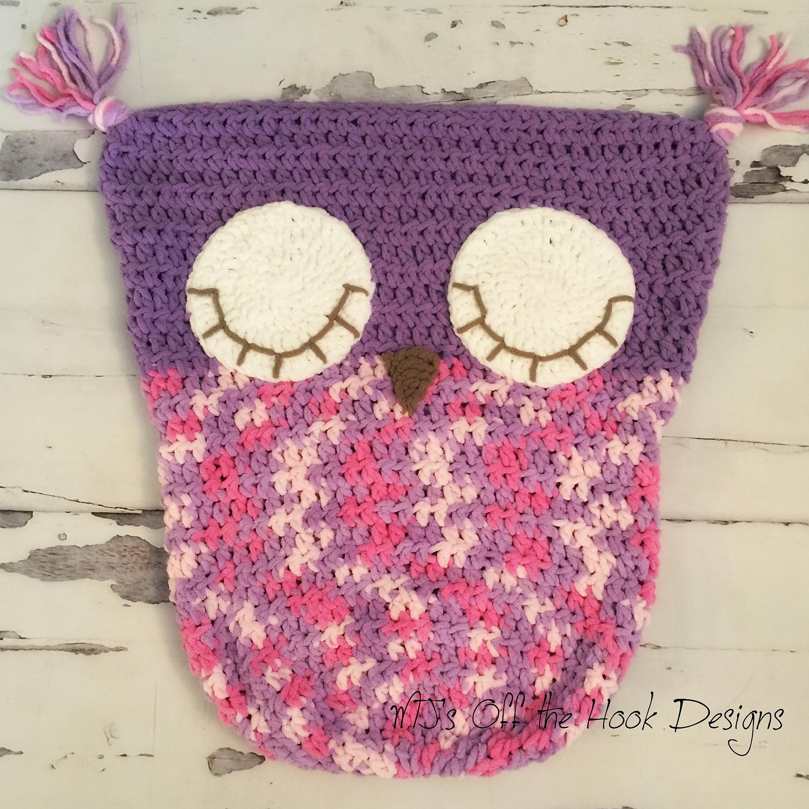 Sleepy Owl Car Seat Cozy