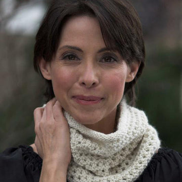 Honeycomb Cowl in Plymouth Merino Baby Alpaca DFM - F434 - PDF