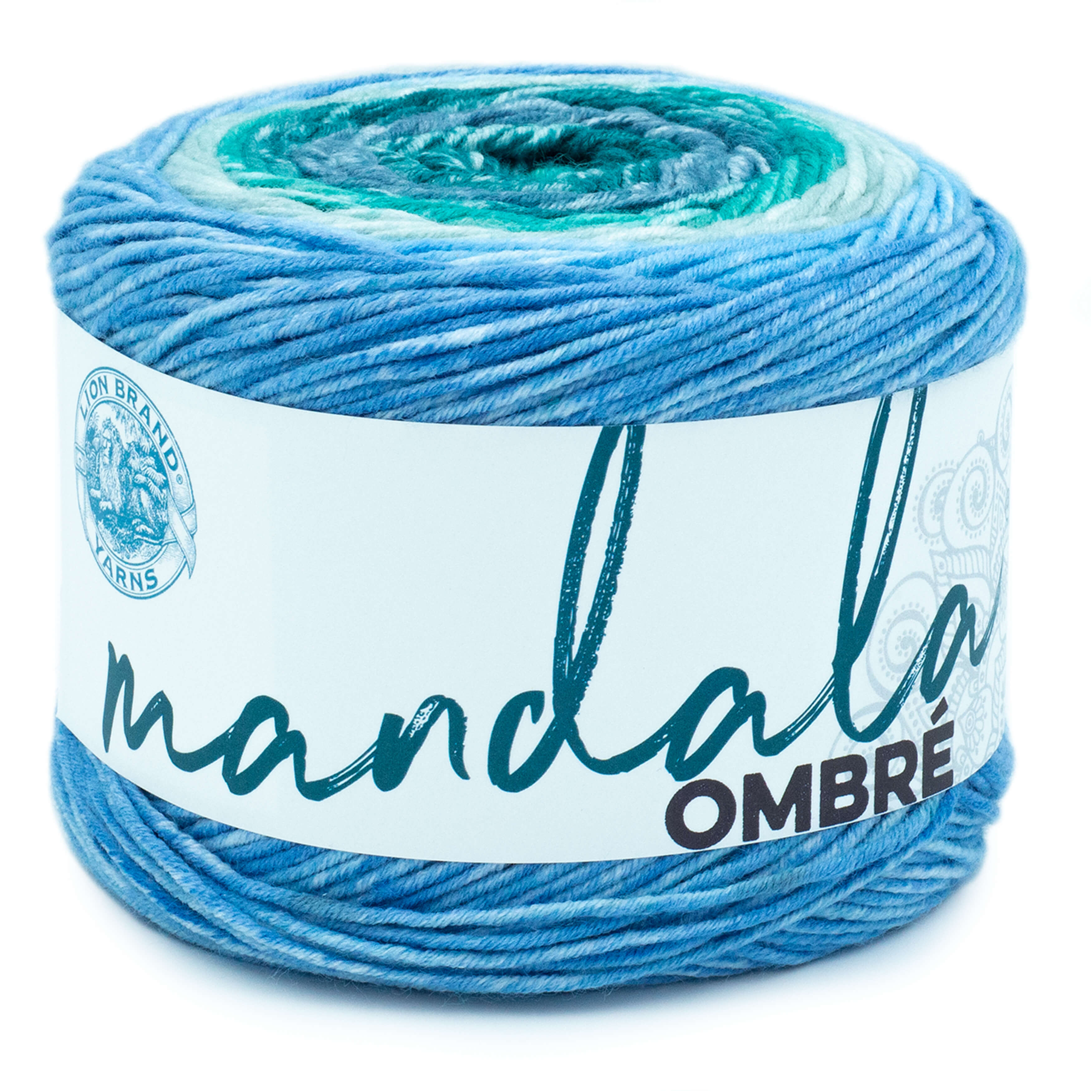 Lion Brand Mandala Ombre Yarn - Acrylic Worsted