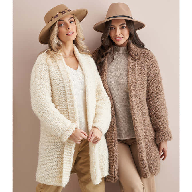 Rowan Teddy Coat Cardigan Knitting Pattern