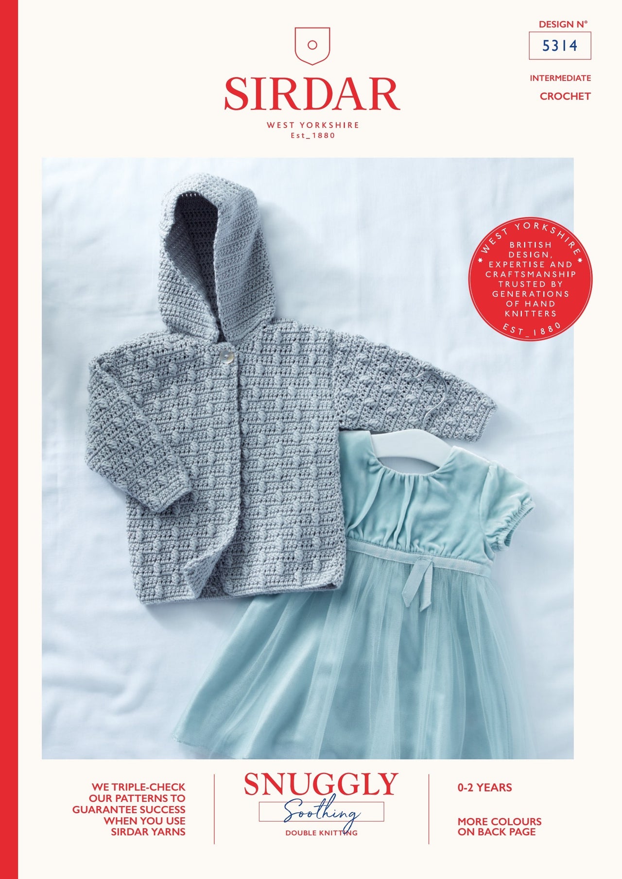 Sirdar 5314 Crochet Jacket in Snuggly Soothing PDF