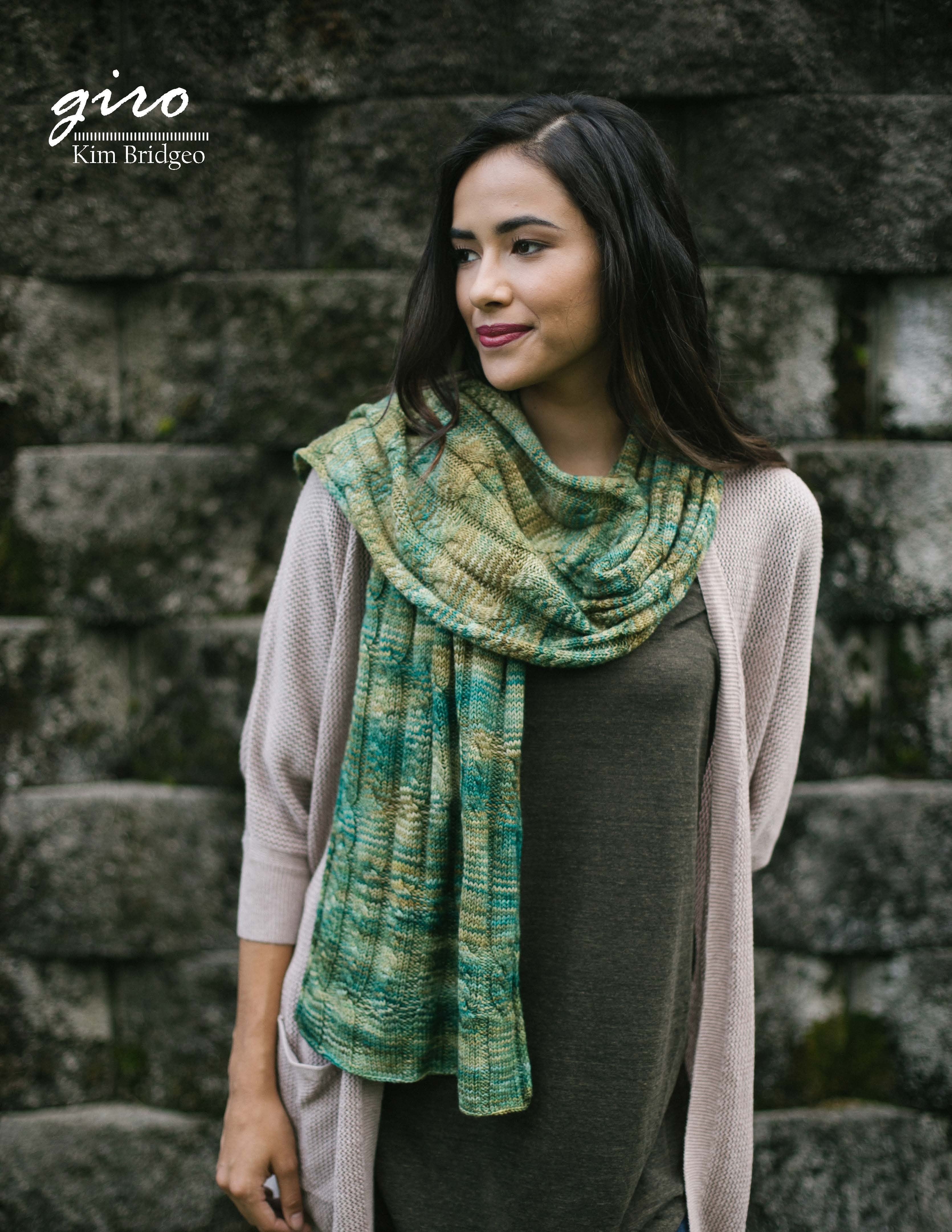 Giro Scarf Knitting Pattern