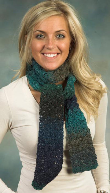 Scarf B in Plymouth Kudo - F394 - PDF