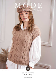 Heidi Waistcoat Knitting Pattern