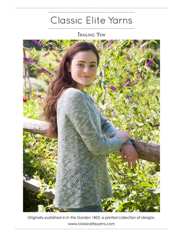 Classic Elite Yarns Trailing Yew Jumper Knitting Pattern