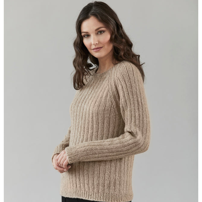 Stacy Charles Fine Yarns Georgia Pullover Knitting Pattern
